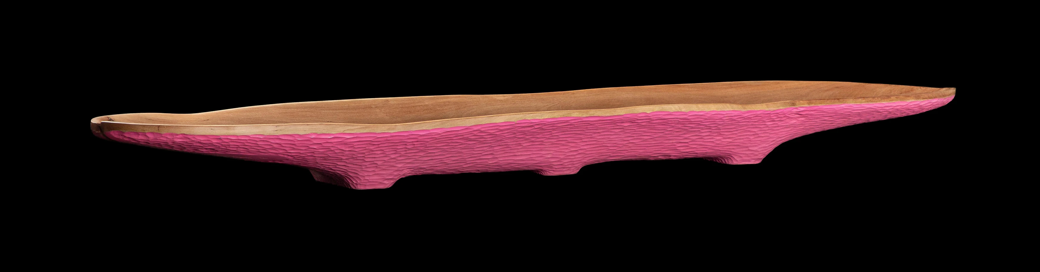 Jabuti Rosé - Escultura em madeira maciça artesanal do Patsu